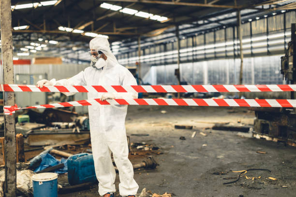 Professional Odor Removal technician working in Clinton, KY